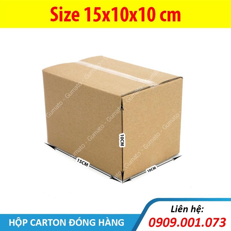 Hộp giấy P25 size 15x10x10 cm, thùng carton gói hàng Everest