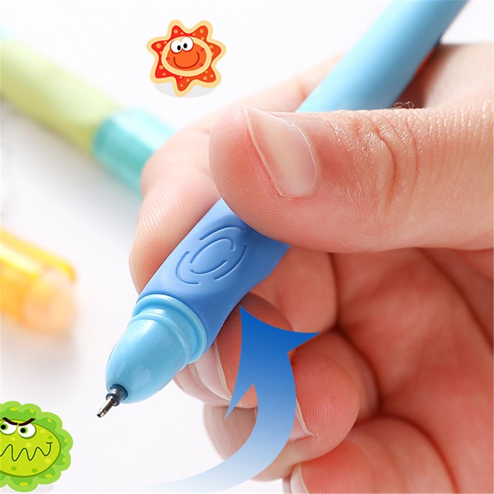 Bút gel xóa được M&G AKPB7501 có tay cầm cao su định vị và 2 đầu tẩy tiện dụng nét 0.5mm