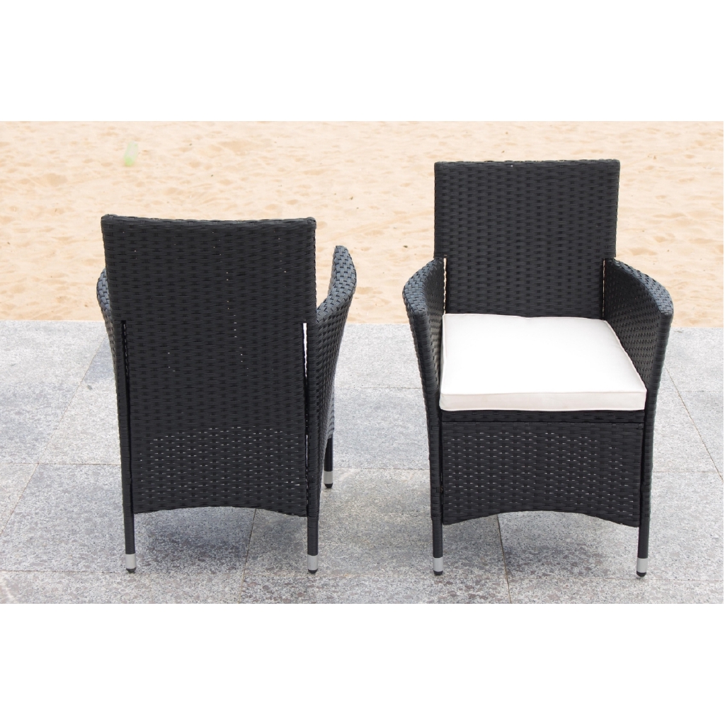 WEGO Bộ sofa ngoài trời bằng mây nhựa/ Bàn ghế sân vườn/Bàn ghế ban công - BISTRO 2 GHẾ