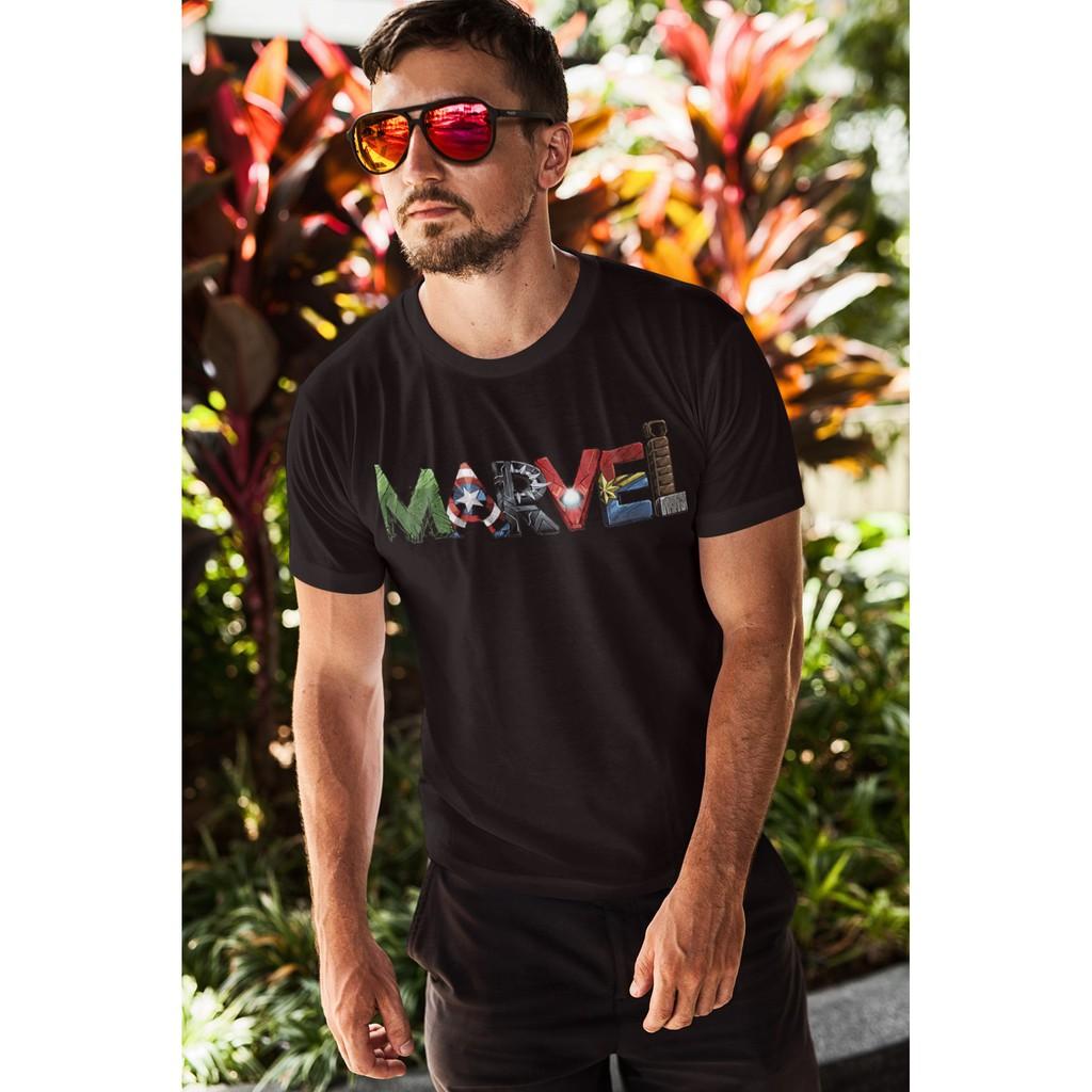 ️ ️ Áo Thun Marvel Cotton - Áo Thun Avengers - Áo Black Widow, Iron Man... giá rẻ - Mai Clothing