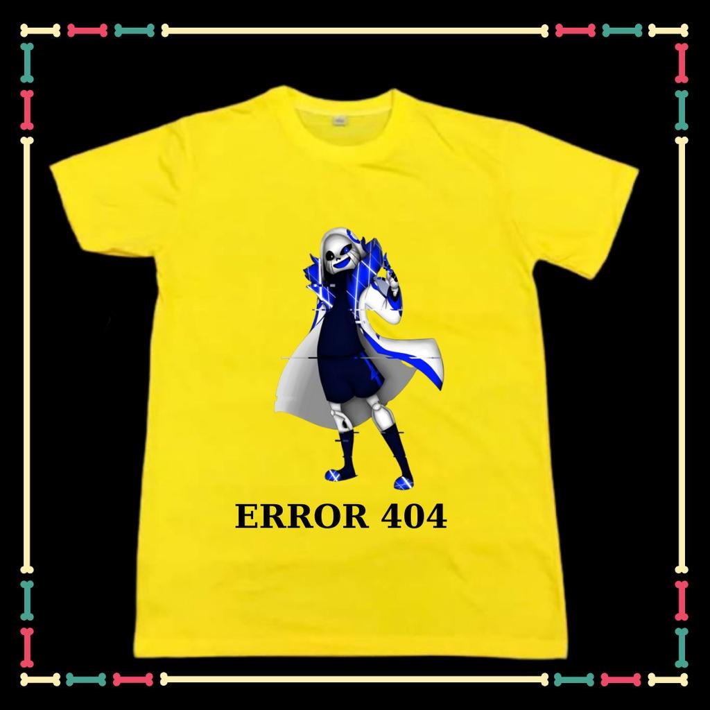 Áo thun Error 404 Sans siêu ngầu cho trẻ em đủ size độc đẹp giá rẻ