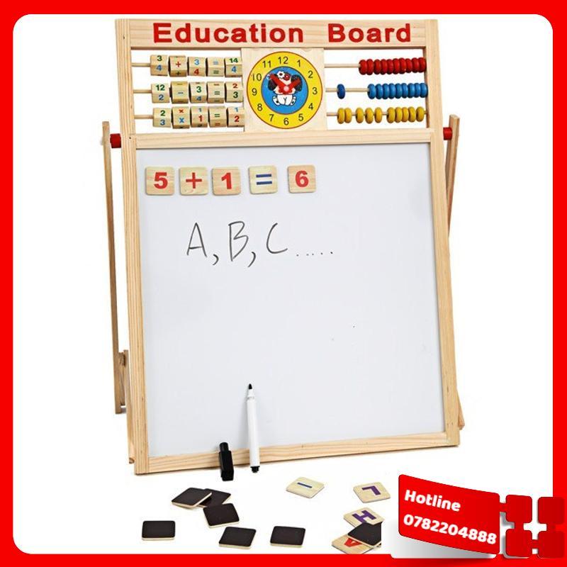 Bảng Từ 2 Mặt Education Board Và Bộ Chữ Số Cho Bé - Loại Tốt