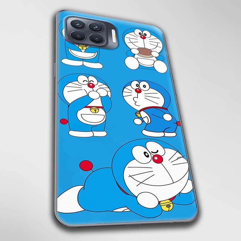 Ốp lưng dành cho Oppo A53, Oppo A93 mẫu Doraemon ham ăn