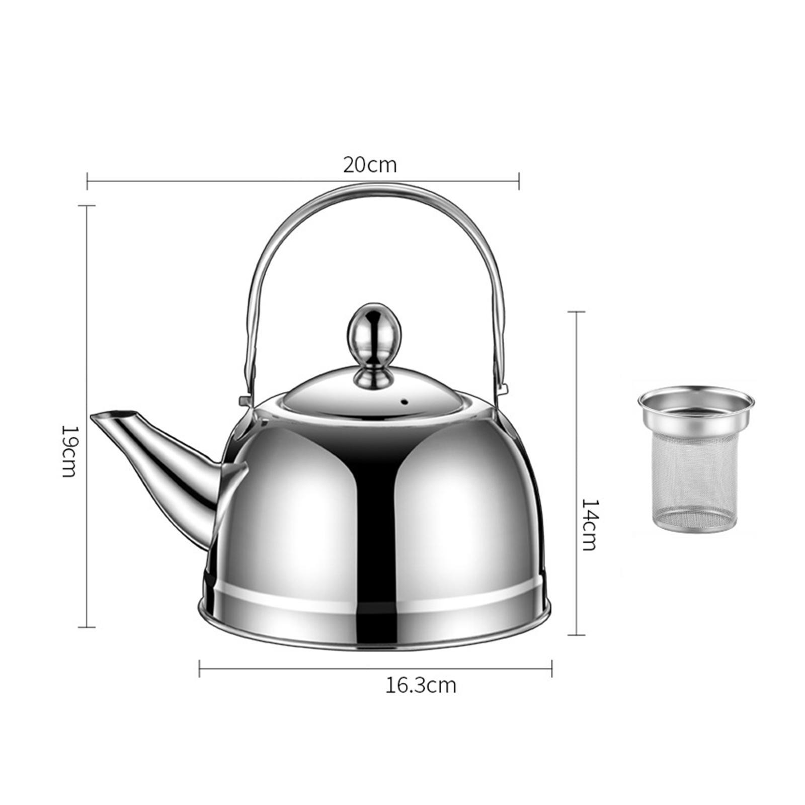 Tea Kettle Water Pot with Removable Infuser for Camping Kitchen Hiking
