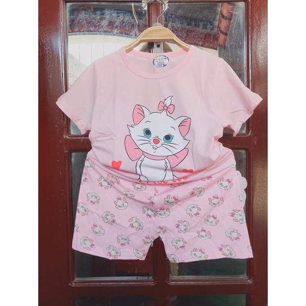 Bộ cộc tay xuất Hàn size nhỡ cho bé gái 15-23kg