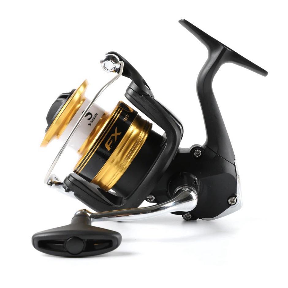 Máy câu cá đứng Shimano FX4000 tải cá 8.5kg, máy đứng câu lure giá rẻ câu lure lóc chẽm suối câu sông