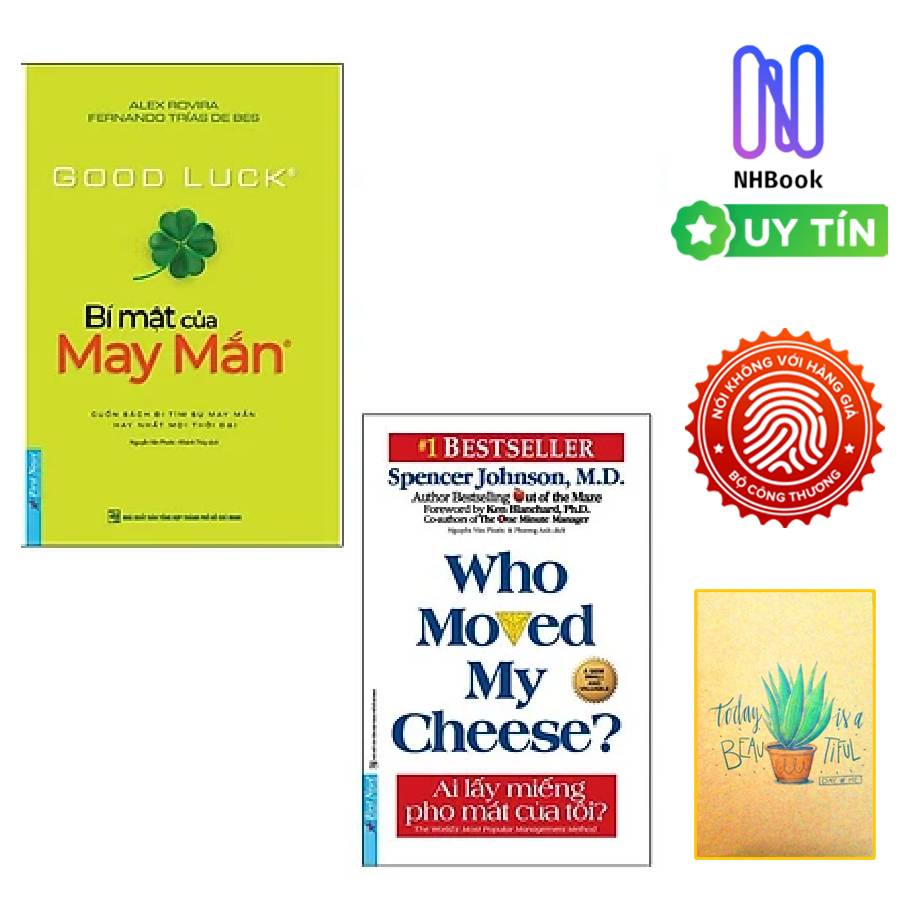 Combo Ai Lấy Miếng Pho Mát Của Tôi Và Bí Mật Của May Mắn - Cuốn Sách Đi Tìm Sự May Mắn Hay Nhất Mọi Thời Đại Tặng Sổ Tay Xương Rồng