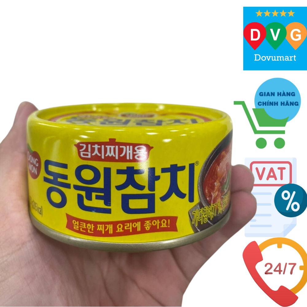 Cá Ngừ Dùng Nấu Canh Kimchi-jjigae Dongwon Hàn Quốc Hộp 150G / 동원) 김치찌게용참치 150G