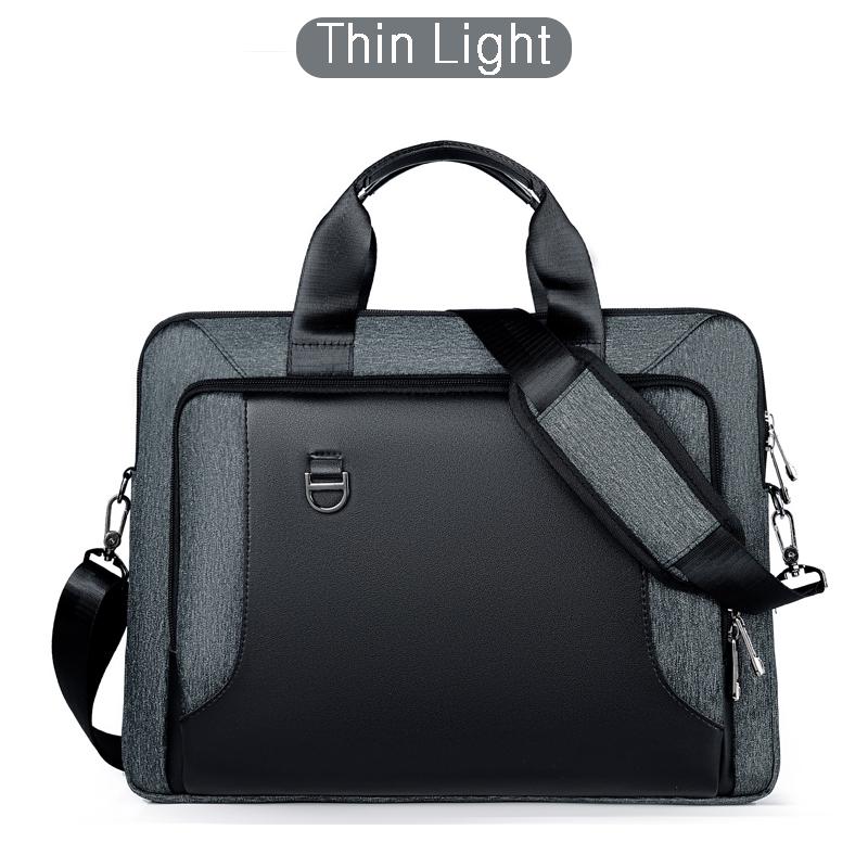 Kinh Doanh Nam Xách Tay Cặp 13.3 15 Laptop 16 Inch Túi Đeo Chéo PU + Oxford Đeo Vai Văn Phòng Du Lịch túi Xách Tay Nữ