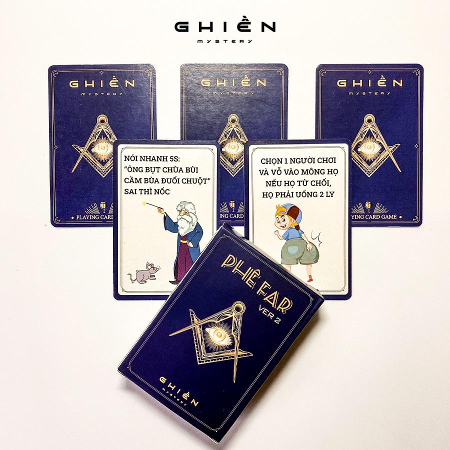 Bộ bài &quot;PHÊ FAR&quot; ver 2 - Drinking Game nâng cấp chơi vui vẻ với bạn bè hội nhóm, cuộc nhậu thêm say | Ghiền Mystery