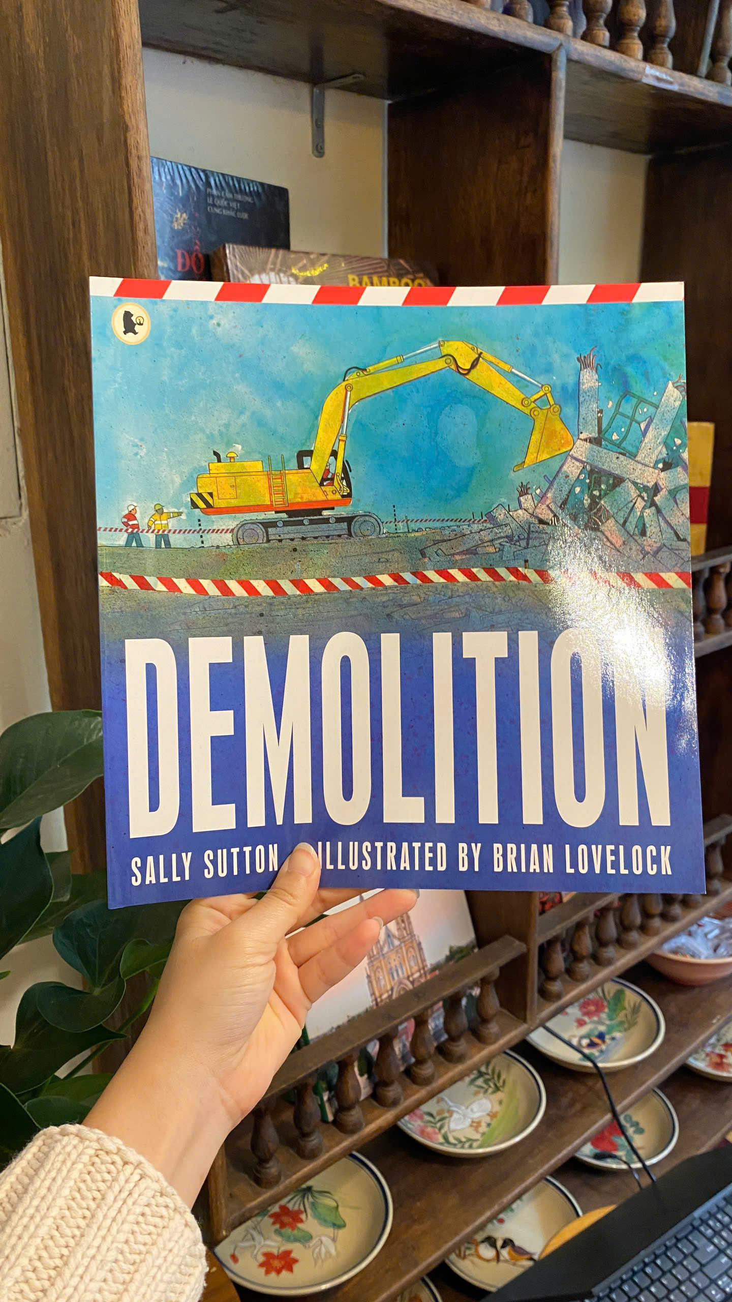 Sách - Demolition: A Rhyming Construction Book by Sally Sutton | English Children's Picture Book