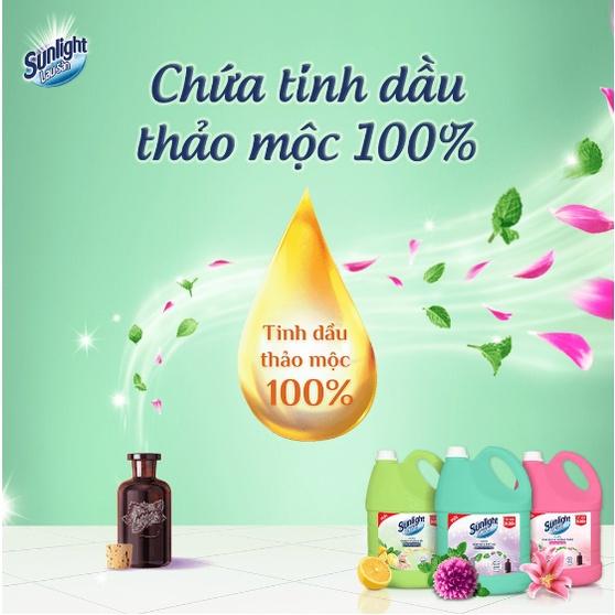 Nước lau sàn Sunlight hương hoa cỏ xuân 1kg