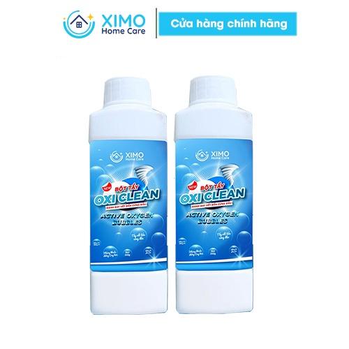 Combo 2 chai bột tẩy vết bẩn đa năng Oxi Clean Ximo Home đánh bay các loại vết ố bẩn cứng đầu