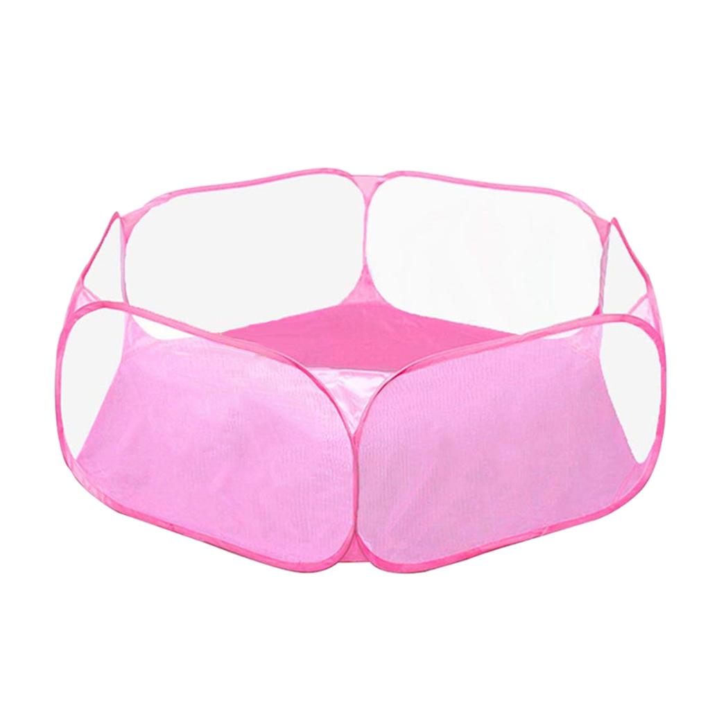 3x Foldable Small Pet Playpen Cage Tent Portable Yard Fence For Reptiles