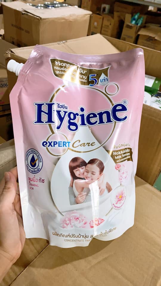 TÚI 1,15 LÍT NƯỚC XẢ VẢI HYGIENE THÁI LAN HƯƠNG HOA THƠM ĐẬM ĐẶC