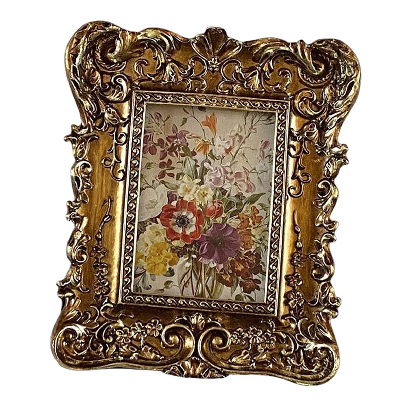 Photo Frame Photo Holder Wall Desktop Resin Picture Frame for Decoration