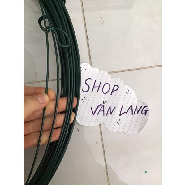 Dây Thép Bọc Nhựa màu xanh 2,5 li