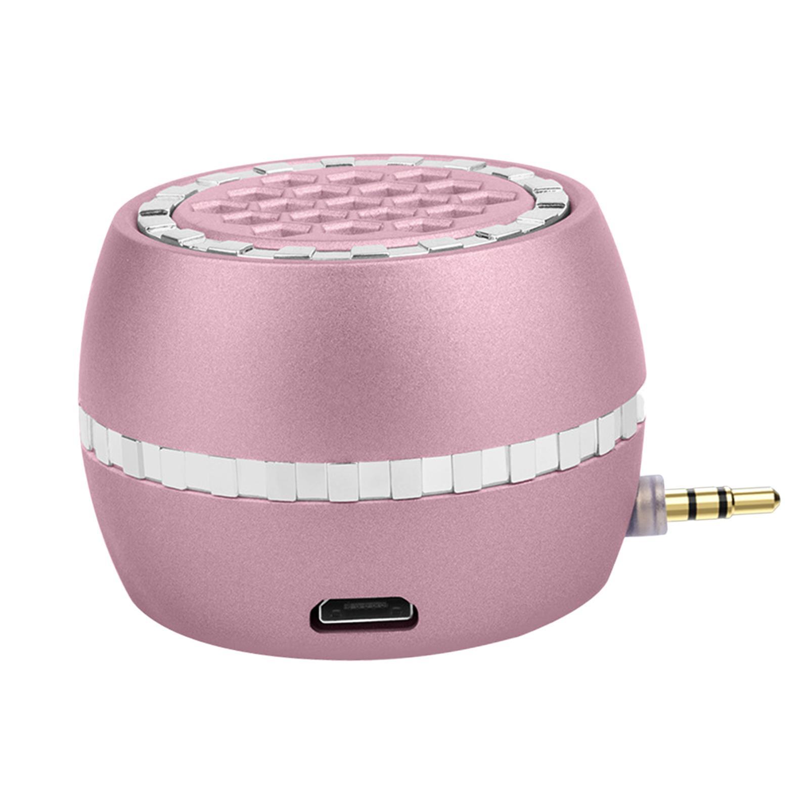 Wireless Mini Speaker with 3.5mm AUX Audio Jack for Mobile Phone Computer Black