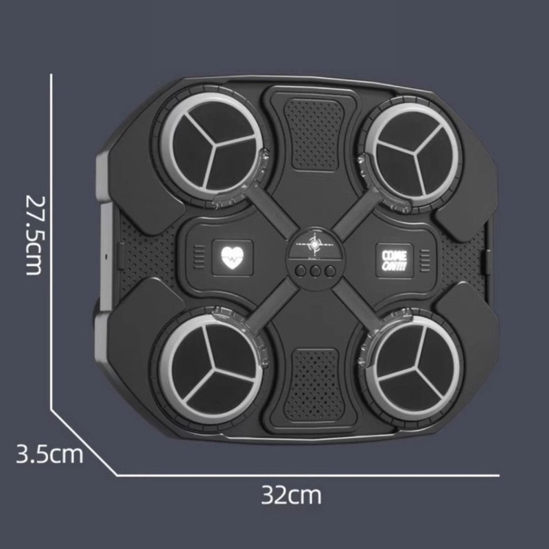 Máy Đấm Bốc Theo Nhạc, Máy Boxing Có Kết Nối Bluetooth, Đồ Chơi Vận Động Có Nhạc Vui Nhộn Cho Bé Tặng Kèm Găng Tay