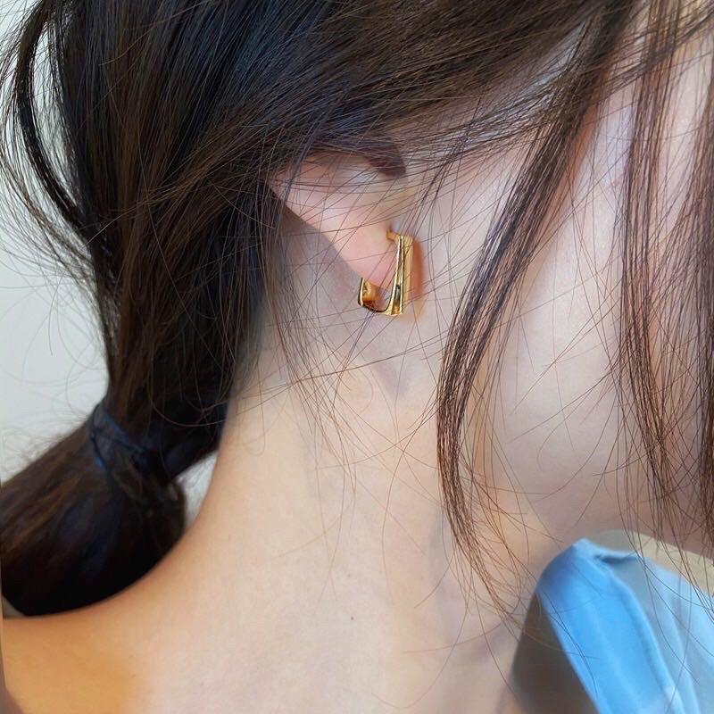 ️ KHUYÊN TAI HÌNH HỌC ️ silver S925 - Không dị ứng da - Không gỉ và siêu bền màu