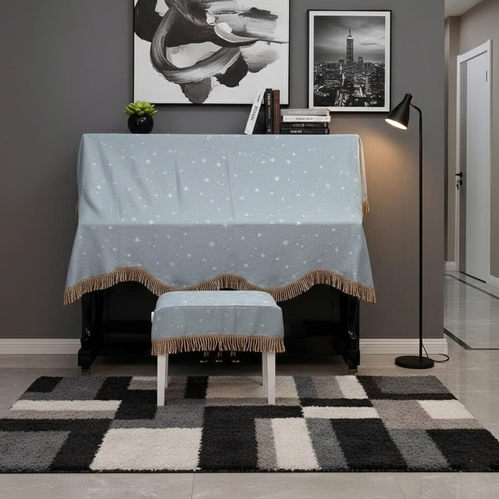 Khăn phủ đàn piano cơ đàn piano điện tử 88 phím sang trọng cổ điển - Hàng chính hãng
