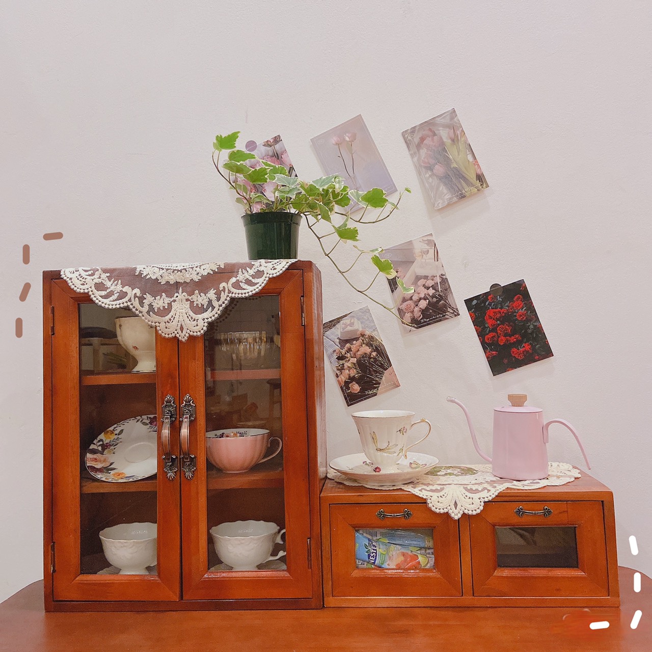 Hộp Đựng Trang Sức Gỗ Kiểu Retro Cổ Điển Có Ngăn Kéo Sp24
