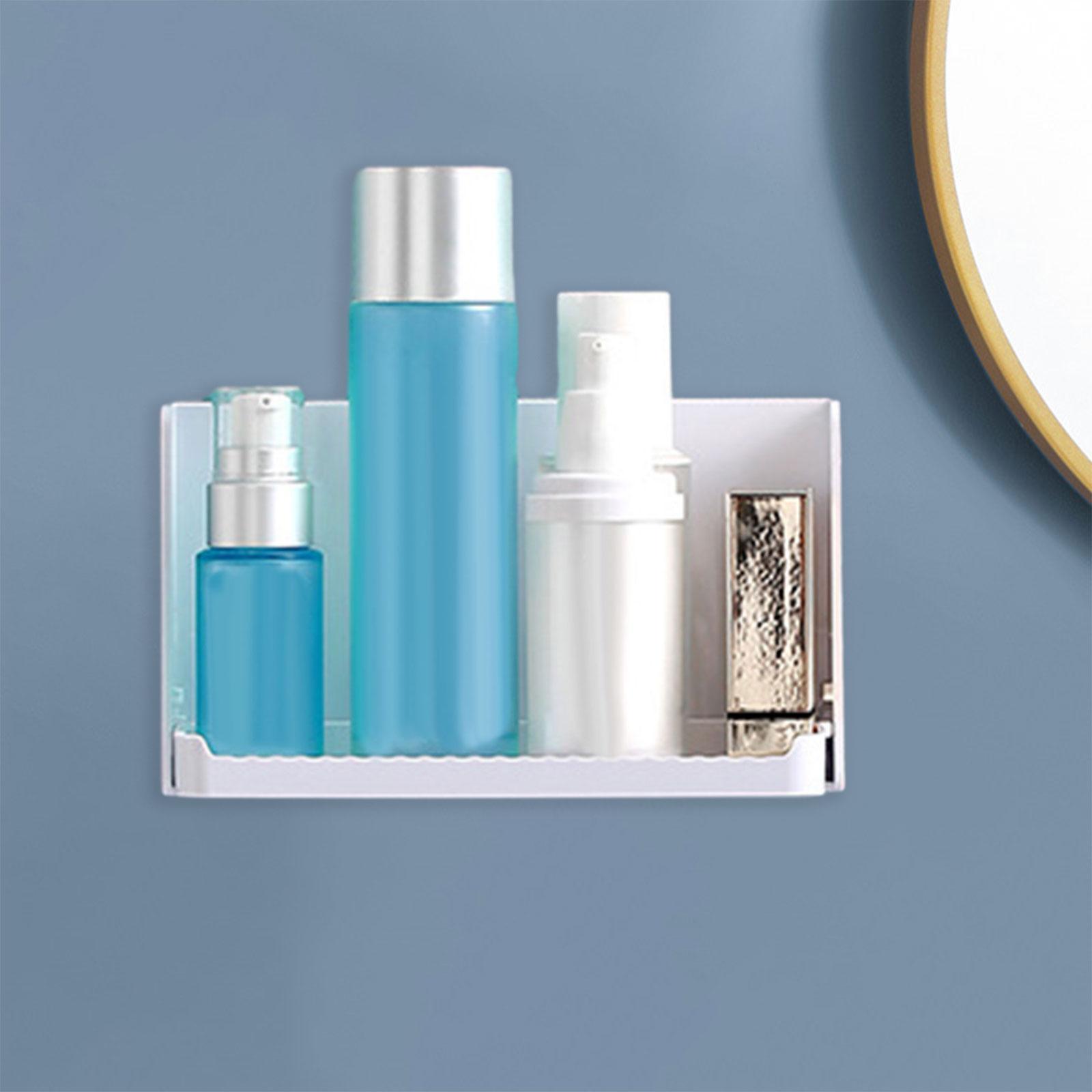 Foldable Wall Shelf Floating Shelves Small No Drill Bathroom Shelf Collapsible Bracket for Bathroom Toilet Laundry Room