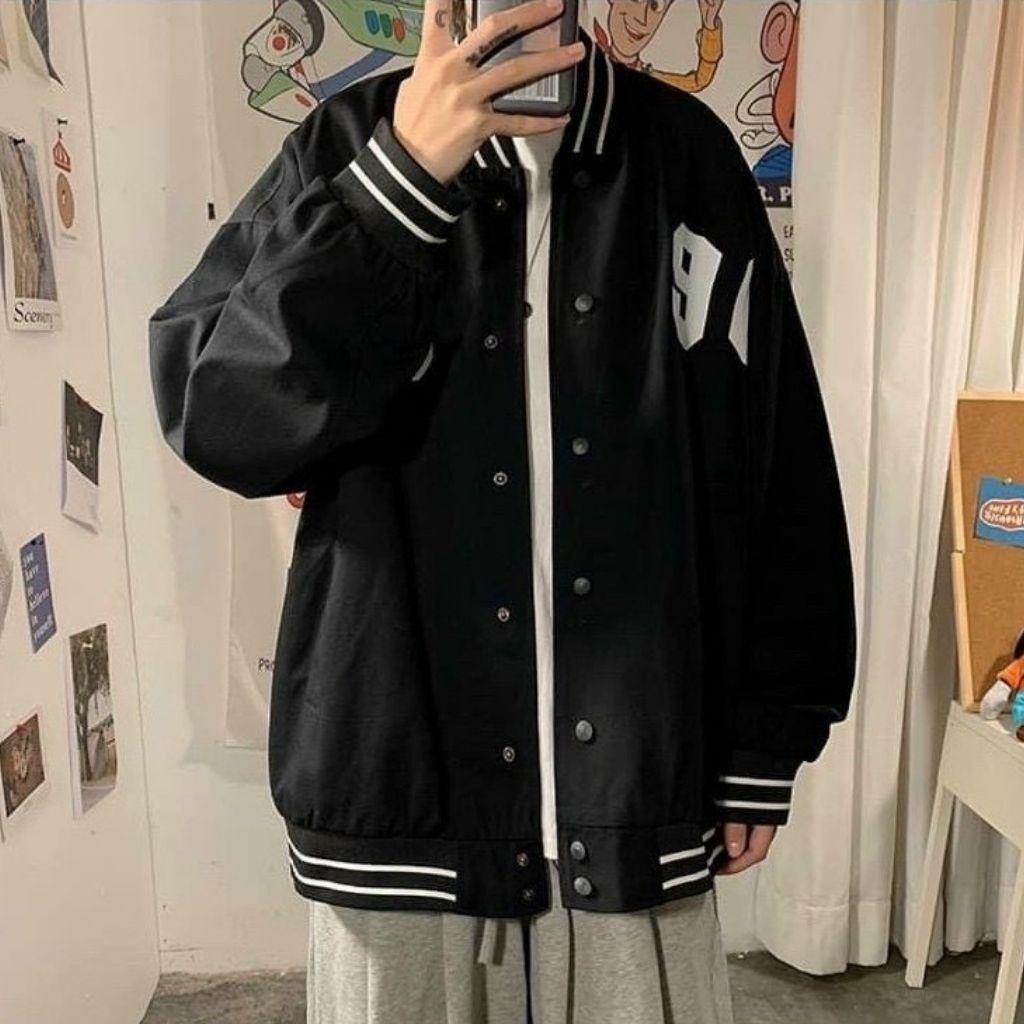 Áo bomber jacket bản cao cấp ️Áo khoác dù form rộng 2 lớp style Unisex cho nam nữ - Mã JK03
