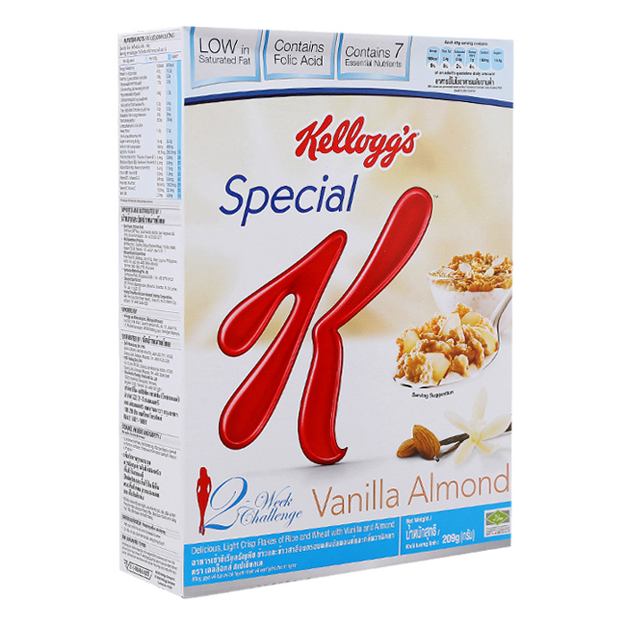 Ngũ Cốc Dinh Dưỡng Kellogg's Special K Vanilla and Almonds 209g