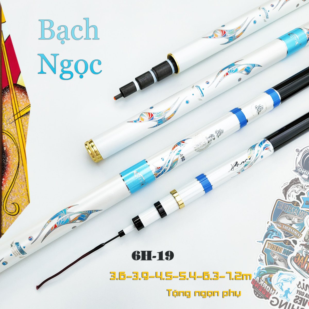 Bạch ngọc 6H phân bổ lực 19 Cần được tặng kèm 1 ngọn phụ các sếp nhé  - đồ câu duy hưng 0388214833