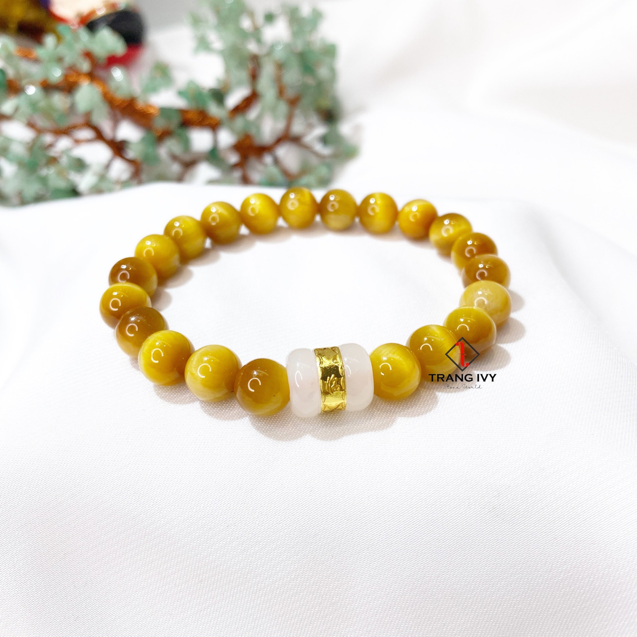 Vòng Tay Đá Mắt Hổ 8 li
