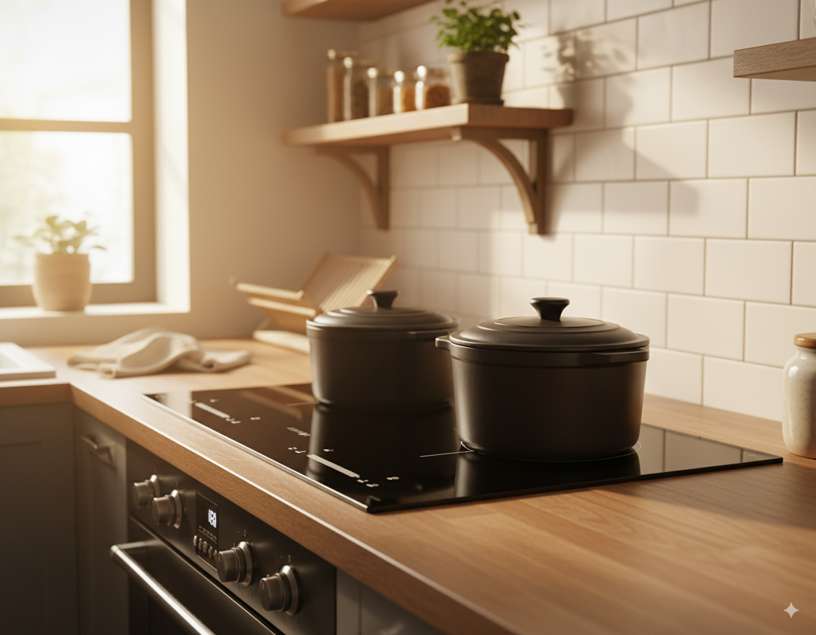 Kopper Bếp từ đôi KP5599 công suất 2400W sang trọng và bền bỉ với mặt kính Ceramic và công nghệ IGBT tiết kiệm điện năng Hàng Chính Hãng