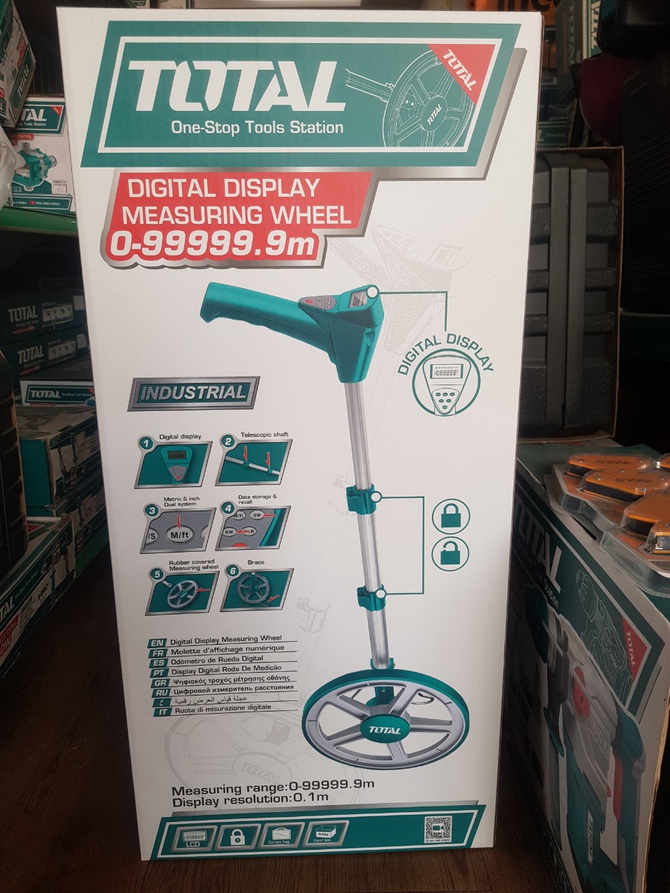 Bánh xe thước đo có kỹ thuật số total TMT19923