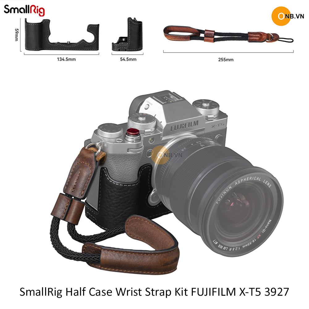 SmallRig Half Case Wrist Strap Kit for Fuji-film X-T5 3927