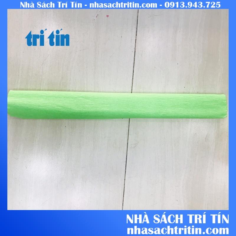 Cuộn giấy nhún giấy nhăn làm hoa giấy đủ màu sắc size 50cm x 250 cm