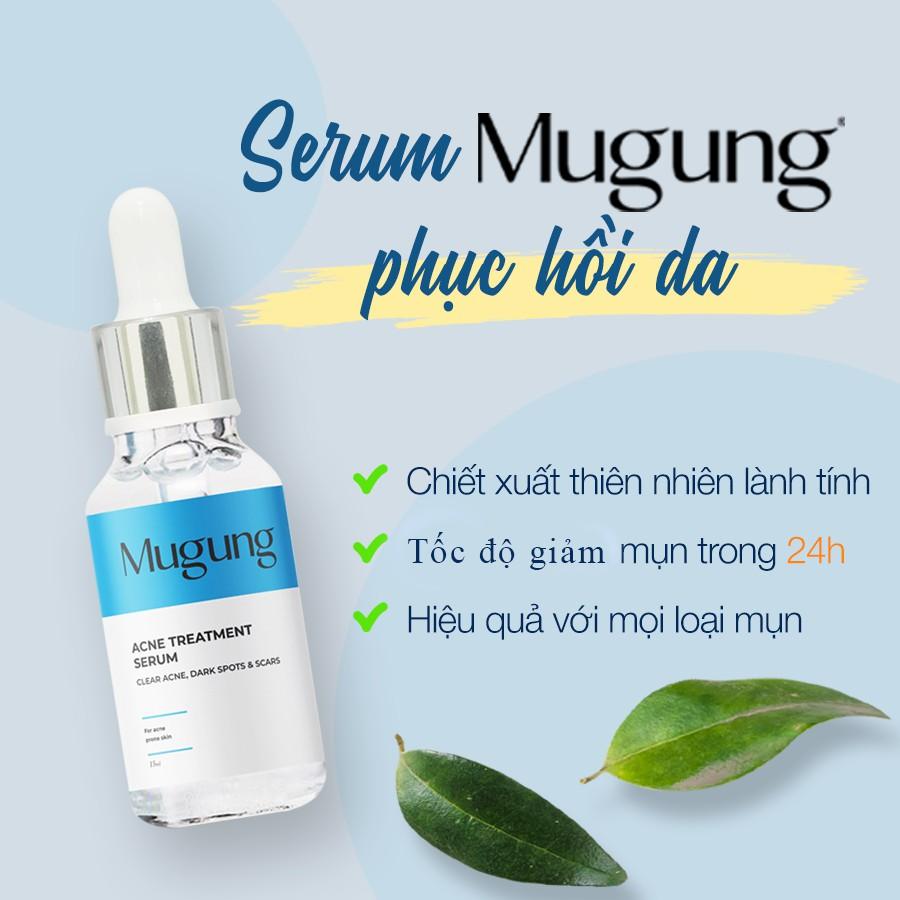 Serum Hoặc Nước Tẩy Trang giảm mụn Mugung 7 ngày hiệu quả giảm mụn đầu đen,mụn bọc (Làm xẹp không bong da)Acne Treatment