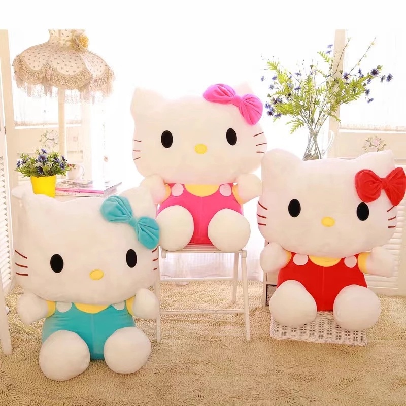 Gấu Bông Mèo Kitty Dễ Thương Cho Bé (20cm---&gt;50cm) Hàng Xịn Cao Cấp, An Toàn Cho Trẻ Nhỏ