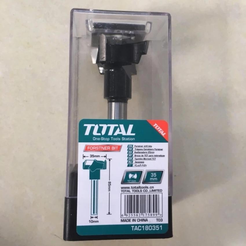 Mũi khoan khoét gỗ 35mm Total TAC180351