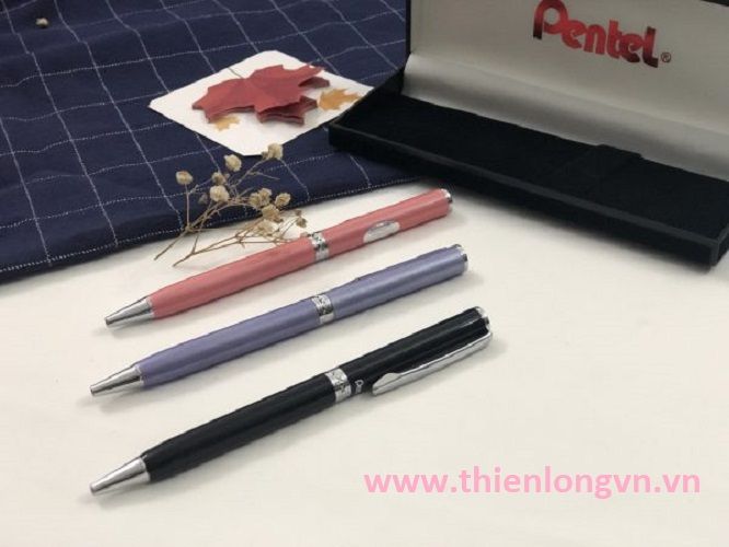 Bút ký cao cấp Pentel B811V thân bút màu tím