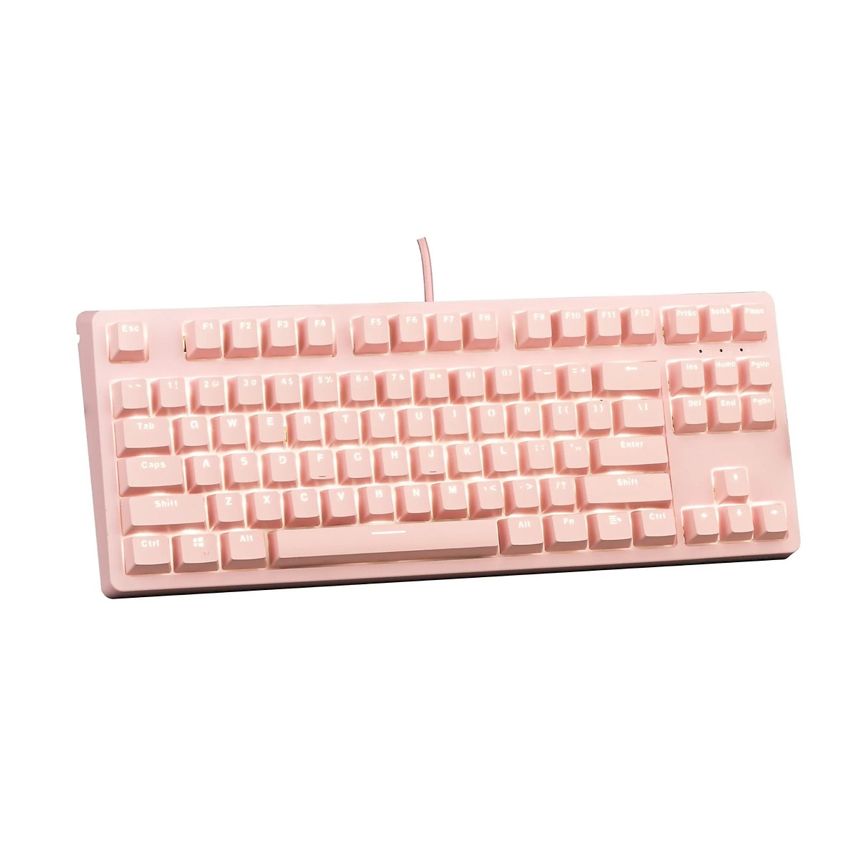 Bàn phím cơ E-Dra EK387 Pink Edition (Brown Switch) - Hàng chính hãng