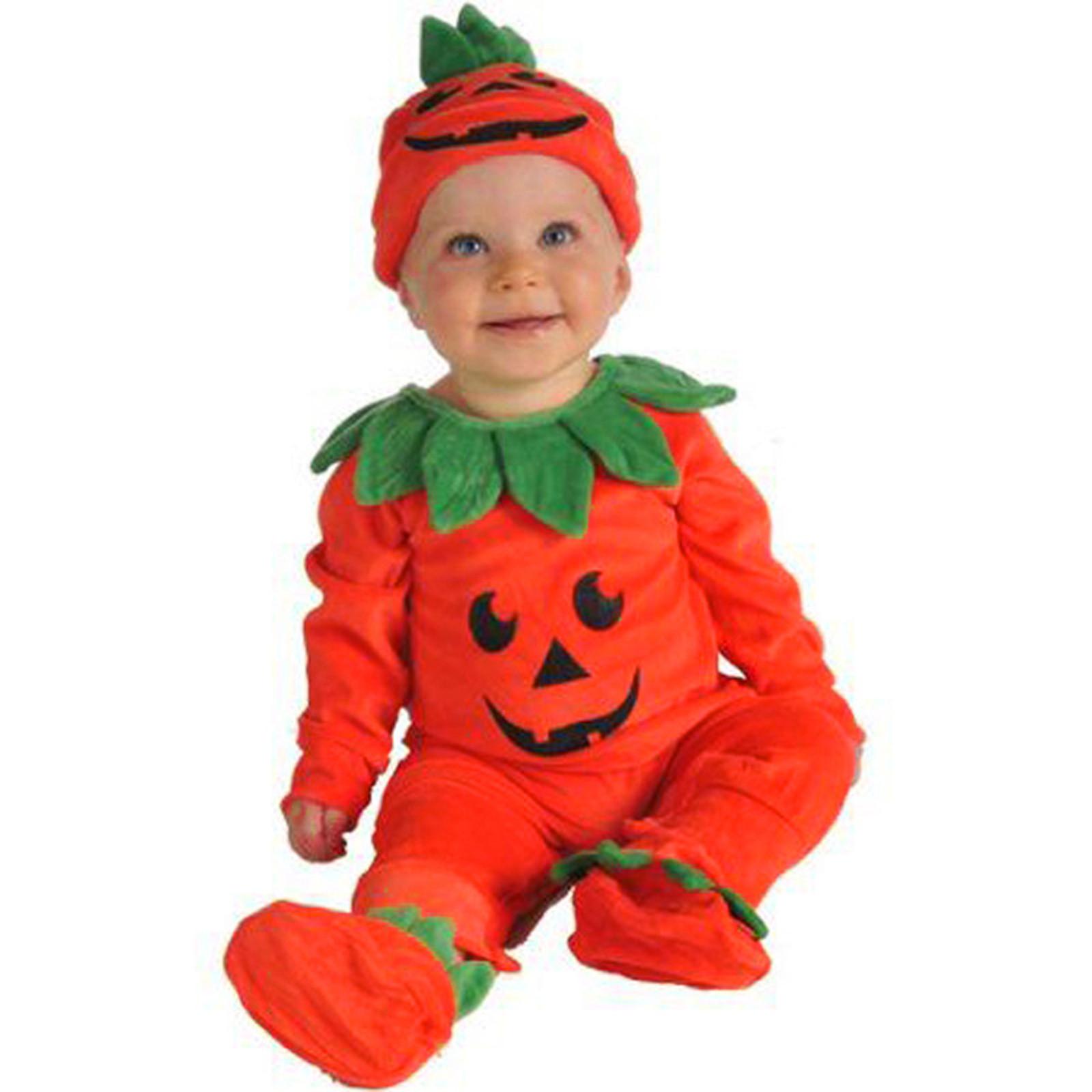 Mùa Xuân Năm 2021 Cho Bé Giày Tập Đi Cho Bé Bé Gái Bé Trai Bí Ngô Halloween Jumpsuit Playsuit Trang Phục Áo Liền Quần Trẻ Em Phù Hợp Với Cách Mặc Quần Áo Cho Trẻ Sơ Sinh