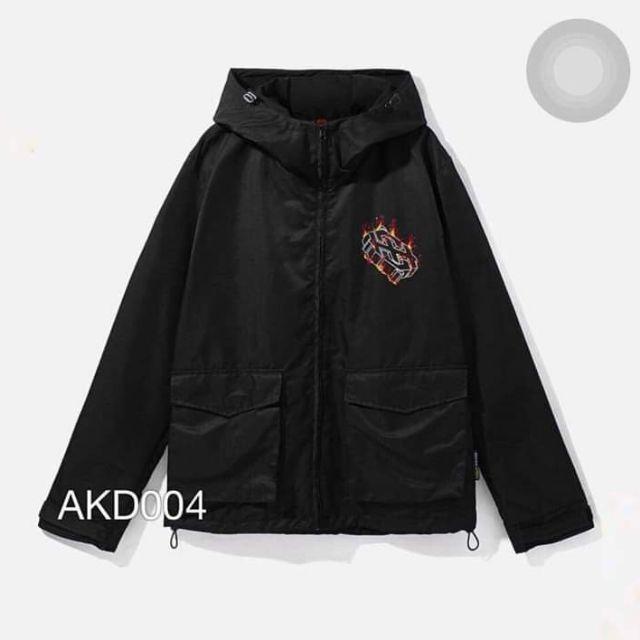 Áo khoác dù nam nữ in hình phong cách mạnh mẽ cá tính 2020