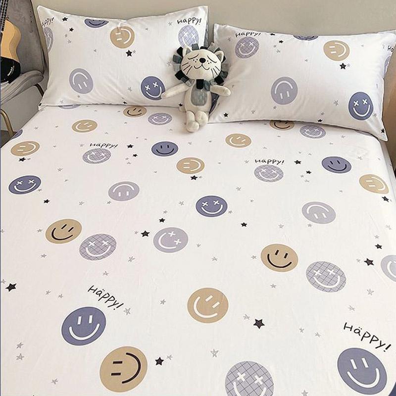 Bộ Ga Gối 3 Món Cotton 100 size giường 1m6 ,1m8,1m2 nệm dưới 20 cm
