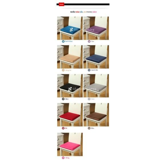 Gối ngồi sofa 40x40cm ( có khóa kéo) , đệm lót ghế