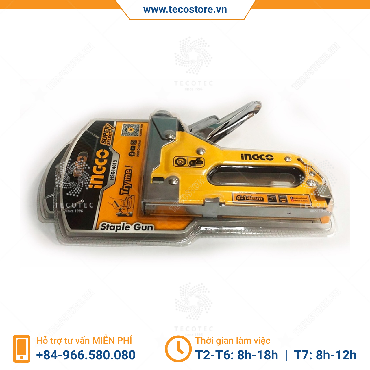 Súng bắn ghim INGCO HSG14018