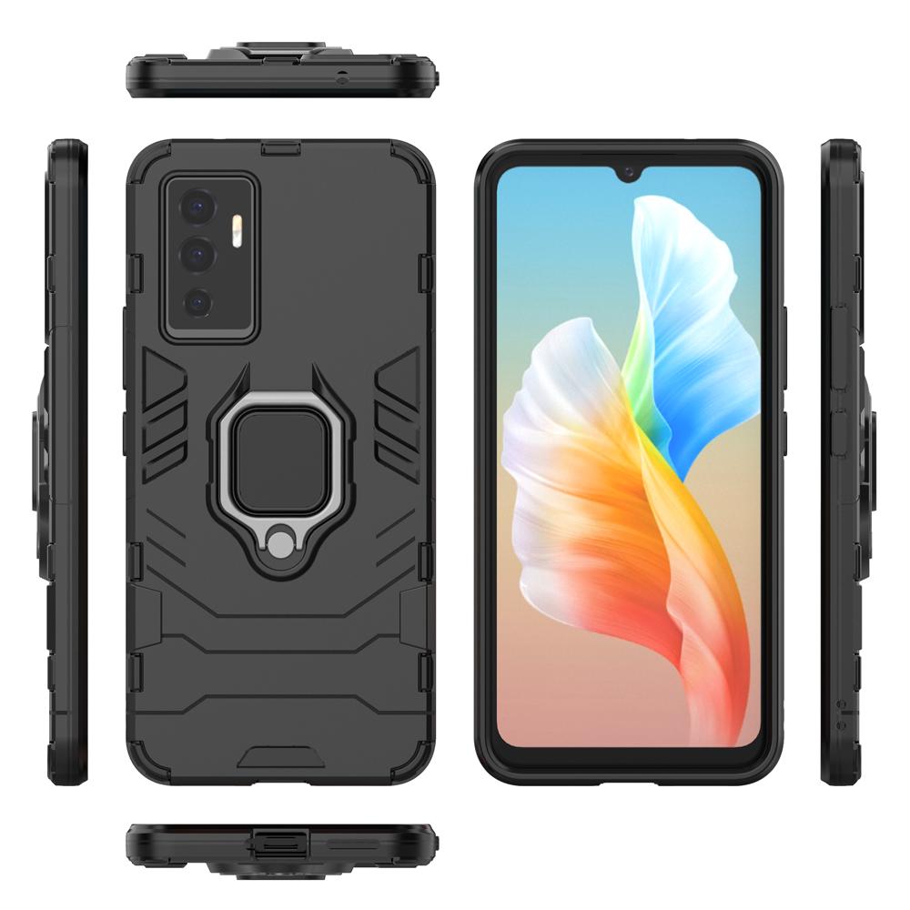 Ốp lưng dành cho Vivo V23E chống sốc iron man kèm nhẫn iring Bảo vệ camera và chống xem video tiện lợi
