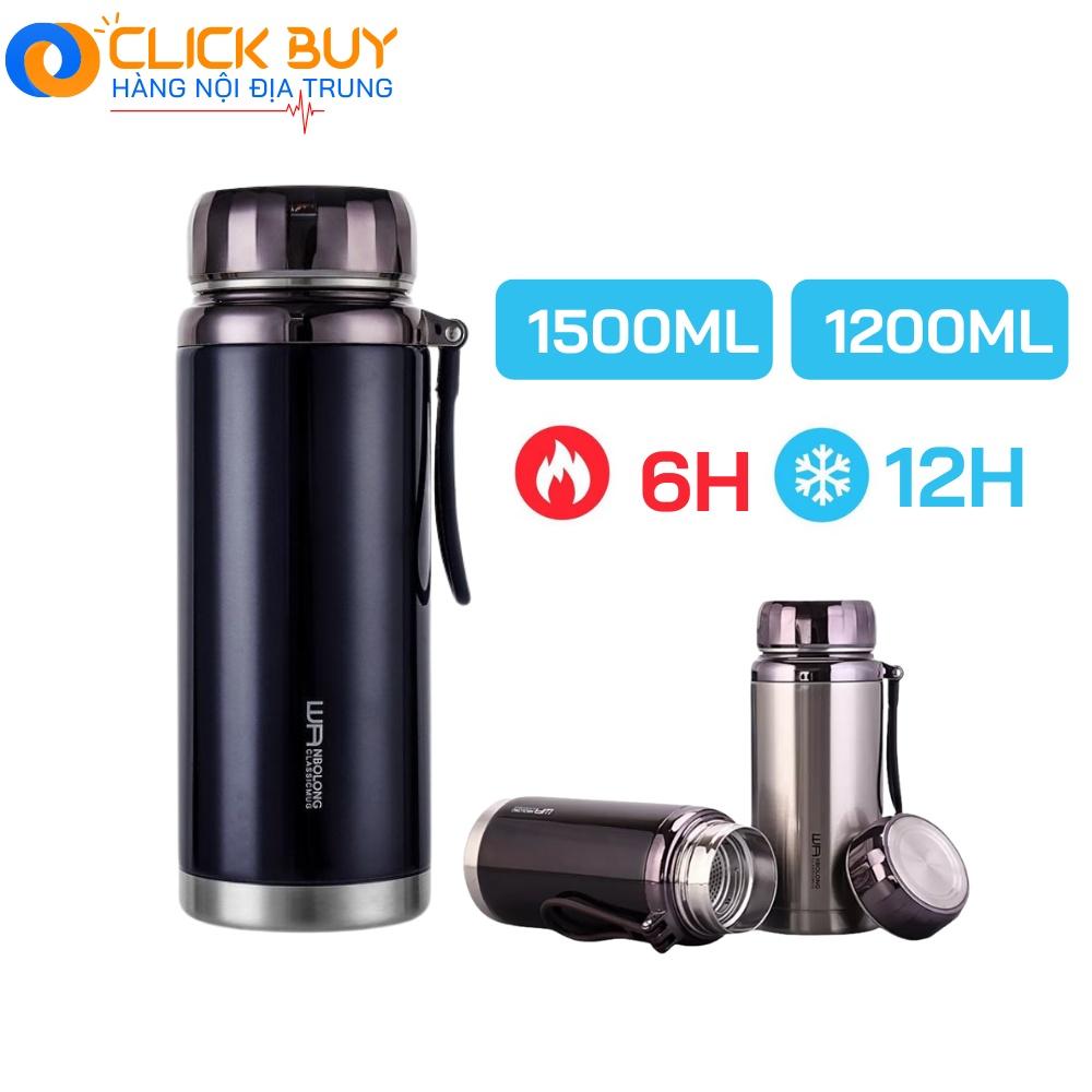 Bình Nước Giữ Nhiệt Nóng Lạnh 1200ML & 1500ML NBOLIONG Titan