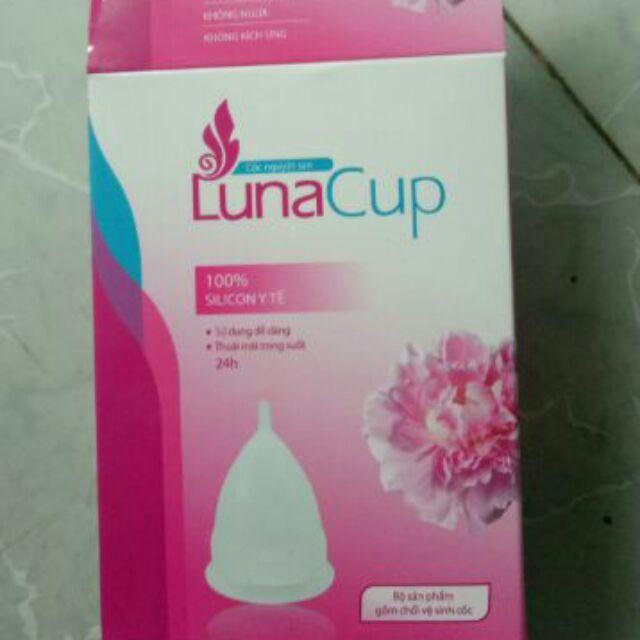 Cốc nguyệt san LunaCup tặng kèm chổi vệ sinh cốc