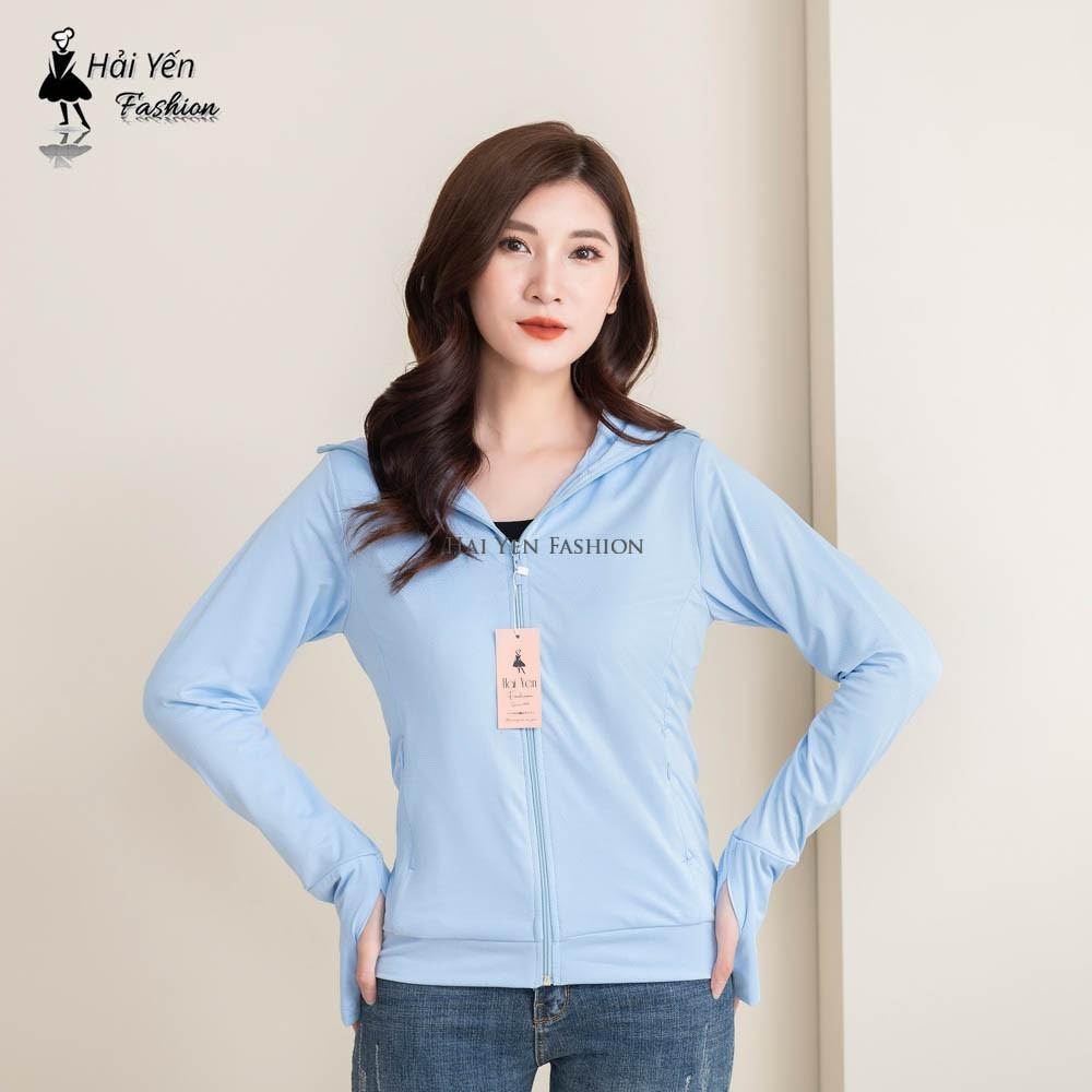 Áo Chống Nắng 2 Lớp Nữ - Vải thông hơi Xuất Nhật - Size 40-68kg - Mặc được 2 mặt - 7 màu thời trang