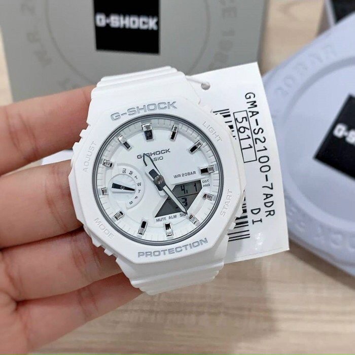 Đồng hồ unisex dây nhựa size nhỏ G-SHOCK Casio Anh Khuê GMA-S2100-7ADR